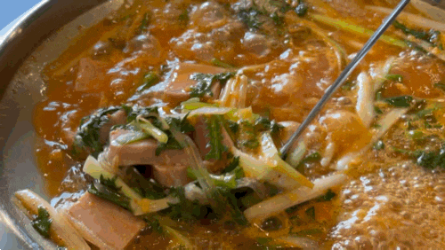  광화문 부대찌개 완백, 내돈내산 혼밥 후기 공깃밥 라면사리 무한리필 맛집