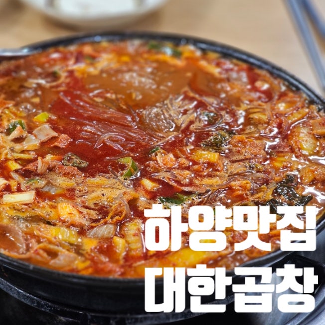 경산 하양 맛집 원조대한곱창