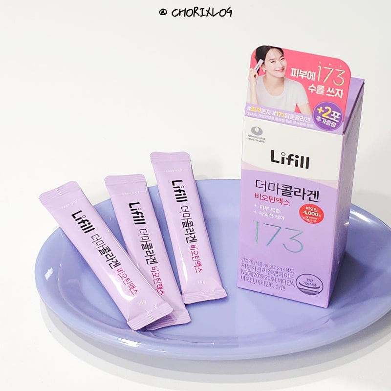 라이필 더마콜라겐 비오틴맥스 173달톤 초저분자 신민아 콜라겐