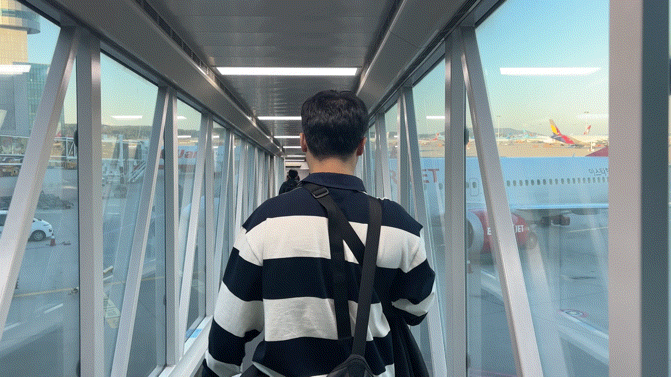  아침 8시 비행기타고 대만 타이베이로 출발. 이스타항공 ZE881. 3시간 전 공항 도착.