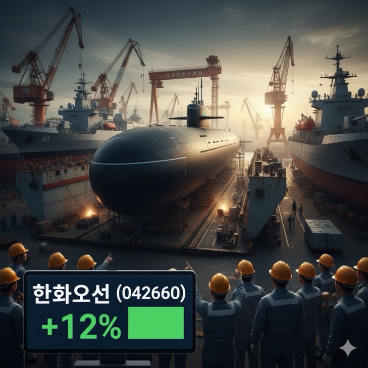   500조 잭팟 예고? 트럼프 발 '核잠수함 승인'에 불붙은 조선/방산주 대장! 탑픽 3종목 공개