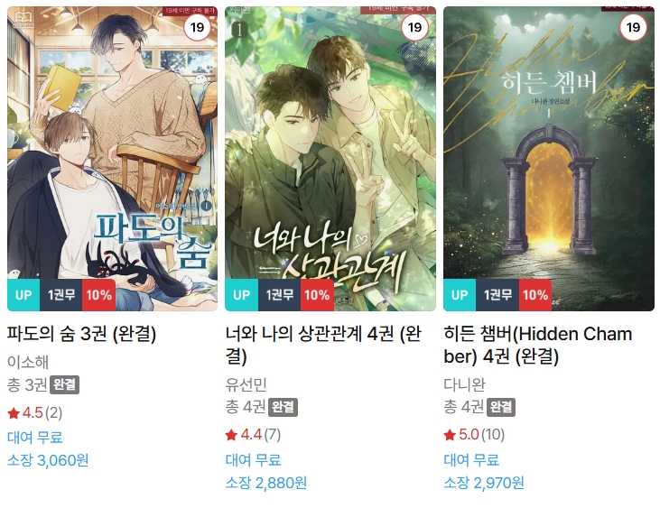  BL소설 신간) 25년 10월 31일 신간