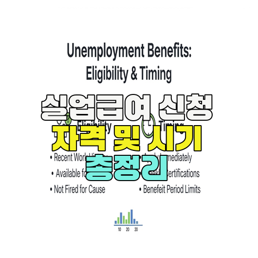  실업급여 신청 자격 및 시기 총정리