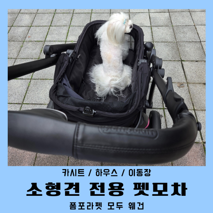  폼포라펫 모두웨건 소형견 강아지유모차 언박싱 후기