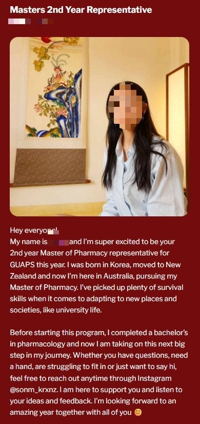 GUAPS 그리피스 대학교 약대 학생 위원회 임원 활동 후기