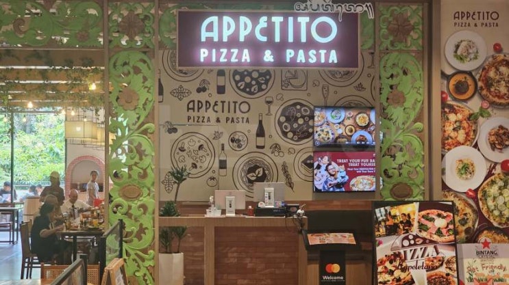  발리 맛집 Appetito Pizza & Pasta – Living World Denpasar