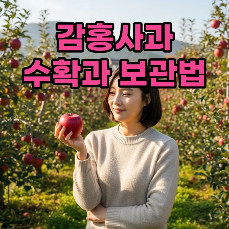감홍사과 수확시기와 가격, 문경 감홍의 특별함!