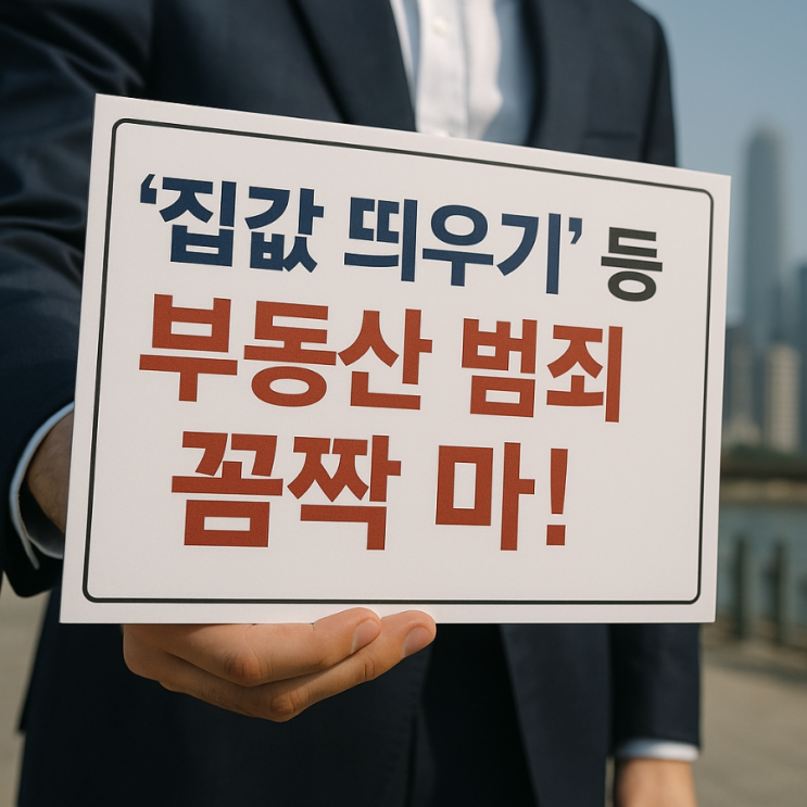 집값 띄우기 <b>허위</b> 매물 <b>수사</b>, 2026년 3월 15일까지, 경찰의... 