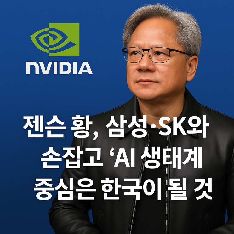  젠슨 황, 삼성·SK와 손잡고 “AI 생태계 중심은 한국이 될 것”