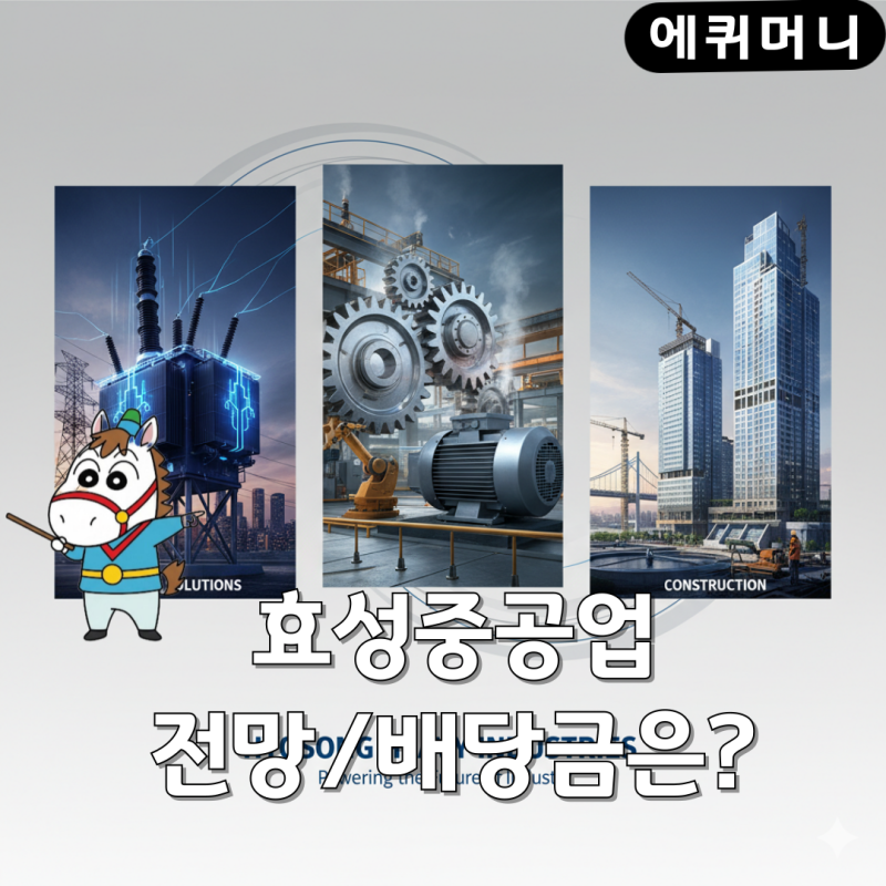 효성중공업 배당금과 주가 전망은?