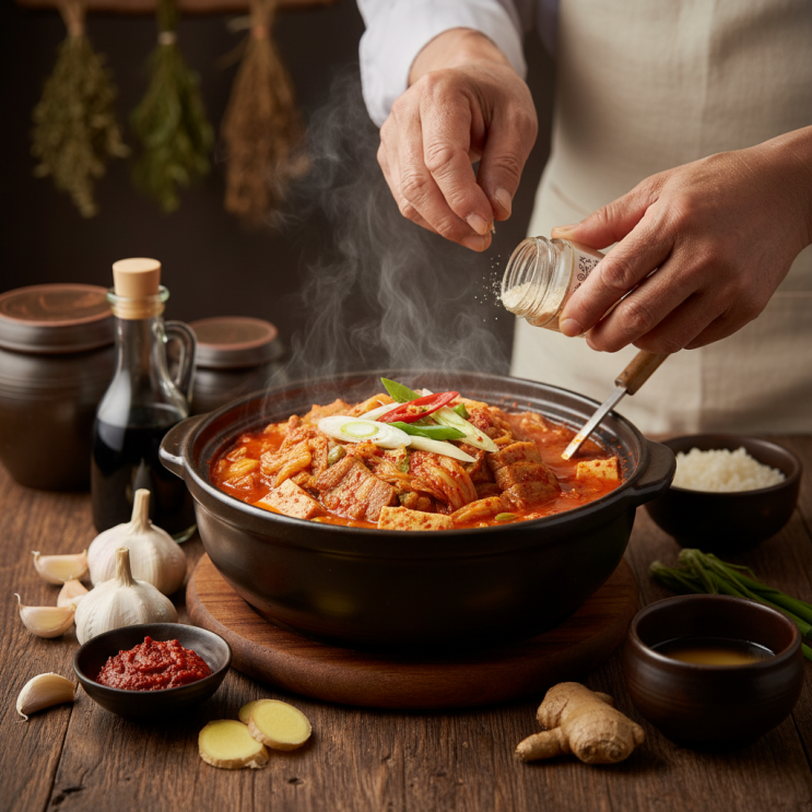  30년 장인의 비밀 레시피: '감칠맛 폭발' 김치찌개