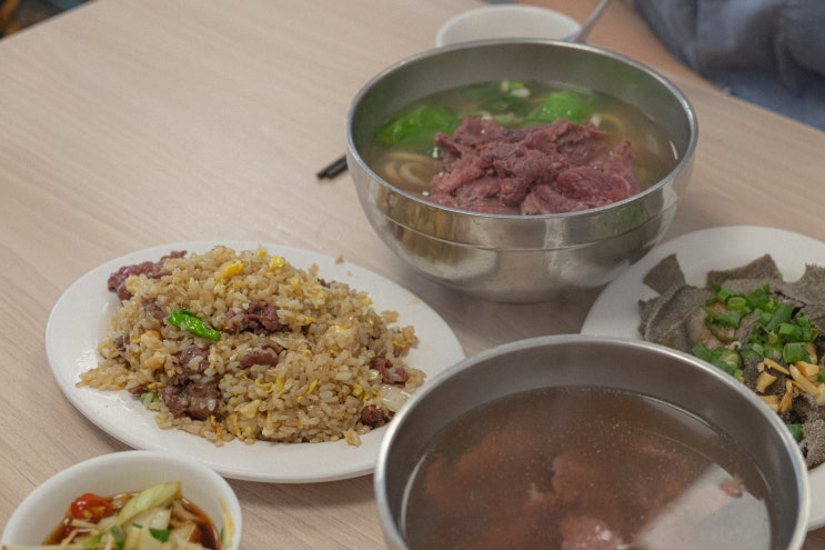  대만 타이난 여행 안평지구 현지인 맛집 아재우육탕 우육면