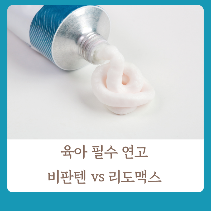 비판텐 연고 vs 리도맥스 연고 성분 효능 가격 한눈에 보는 육아용 연고 비교