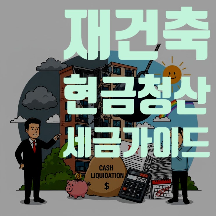  재건축 현금청산 세금, 양도소득세 A to Z: 1세대 1주택 비과세, 다주택자 중과유예 총정리