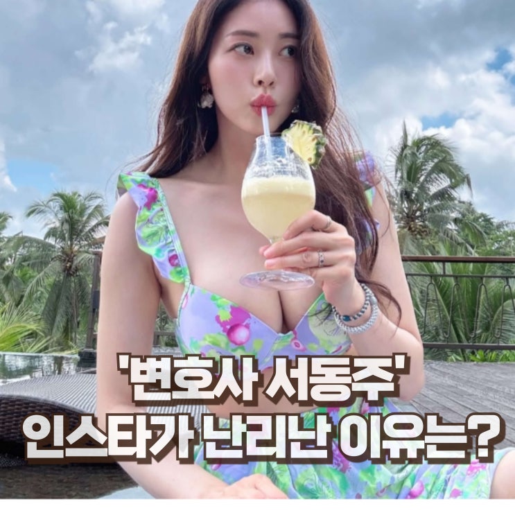  서동주 비키니 이혼 몸매 학력 나이 키 프로필 인스타