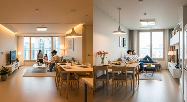  24평 살면 답답하다 vs 32평은 낭비다, 진짜 국민평형은?