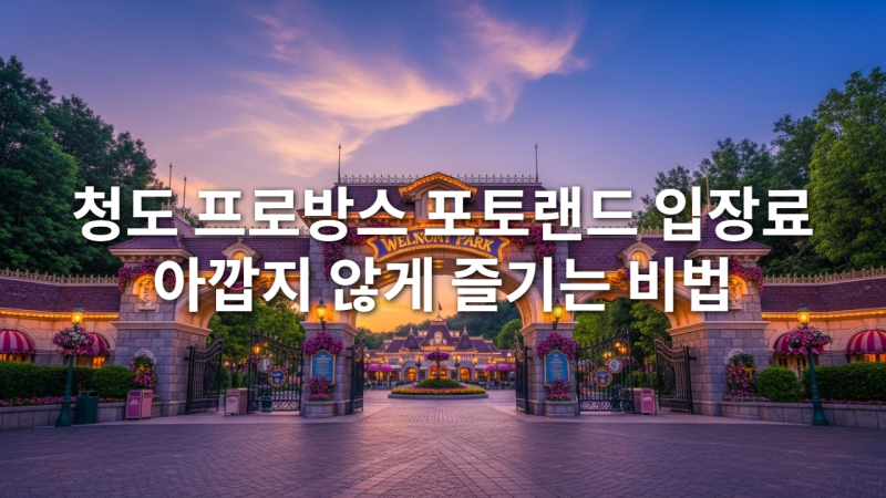 청도 프로방스 포토랜드 입장료 아깝지 않게 즐기는 비법