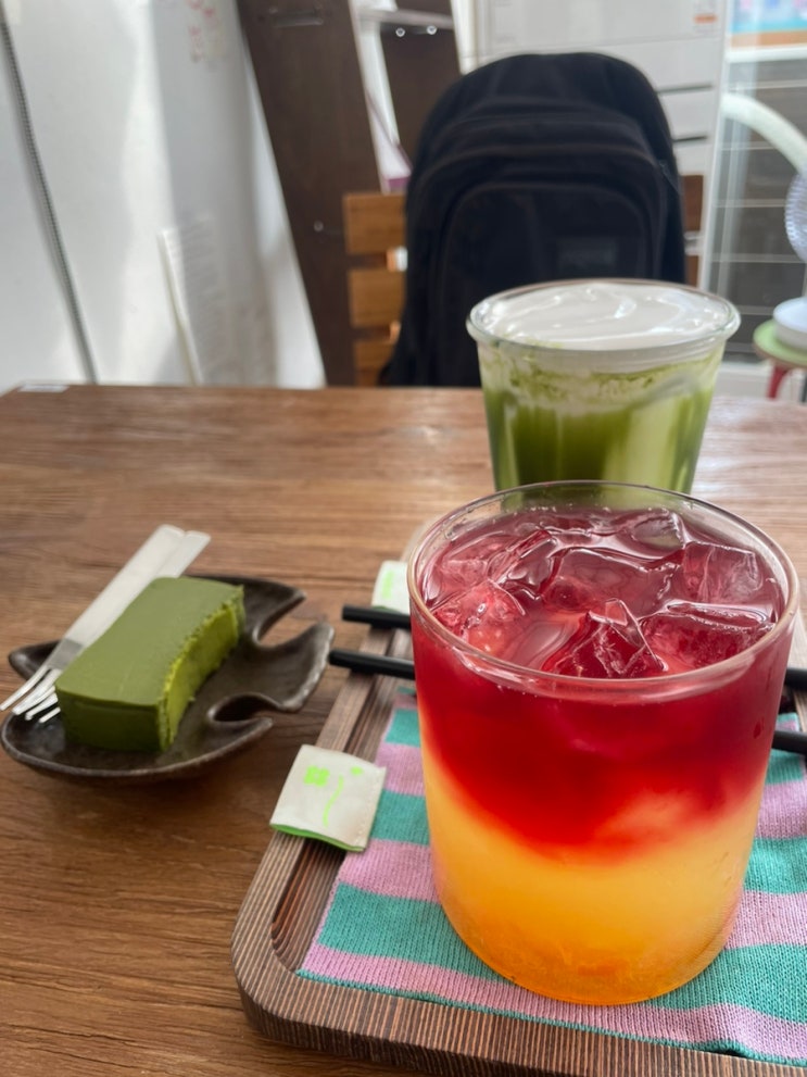  여행 오면 들리기 좋은 군산여력 해망굴근처카페 관광지근처카페 군산말차맛집 말차테린느 여력꿀팁