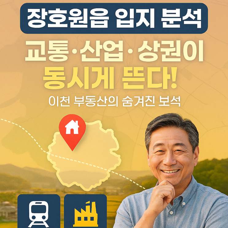  장호원읍 입지 분석: 교통·산업·상권이 동시에 뜬다! 부동산 투자 유망 지역 TOP3