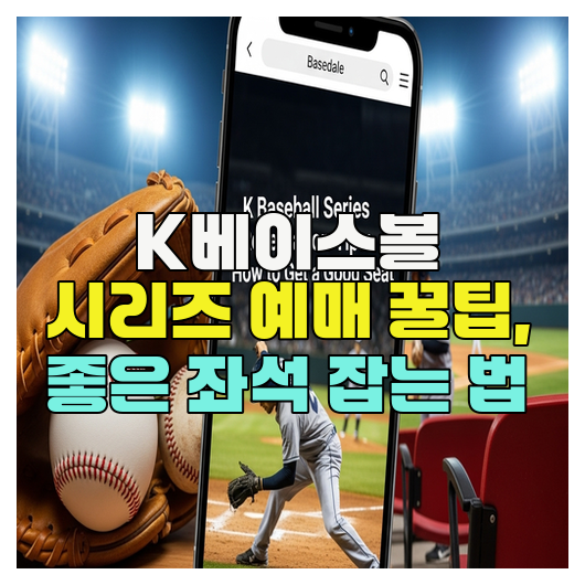  K베이스볼 시리즈 예매 꿀팁, 좋은 좌석 잡는 법