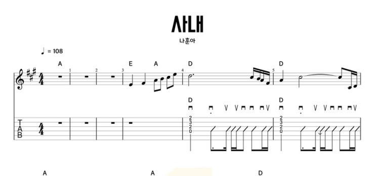  사내 - 나훈아, 16비트 스트로크로 느끼는 남자의 멋과 7080 기타 추천곡