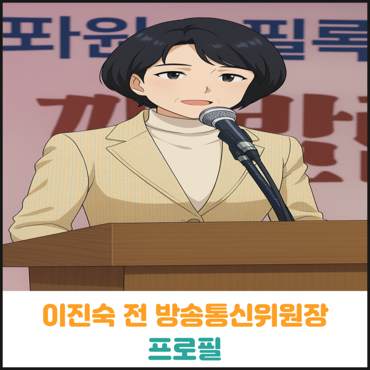  이진숙 전 방송통신위원회 위원장 프로필