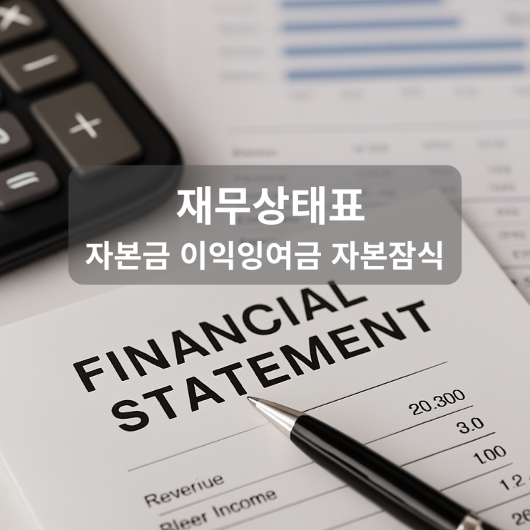  [2. 재무상태표] 2-3. 자본: 자본금, 이익잉여금, 자본잠식 여부 확인하기