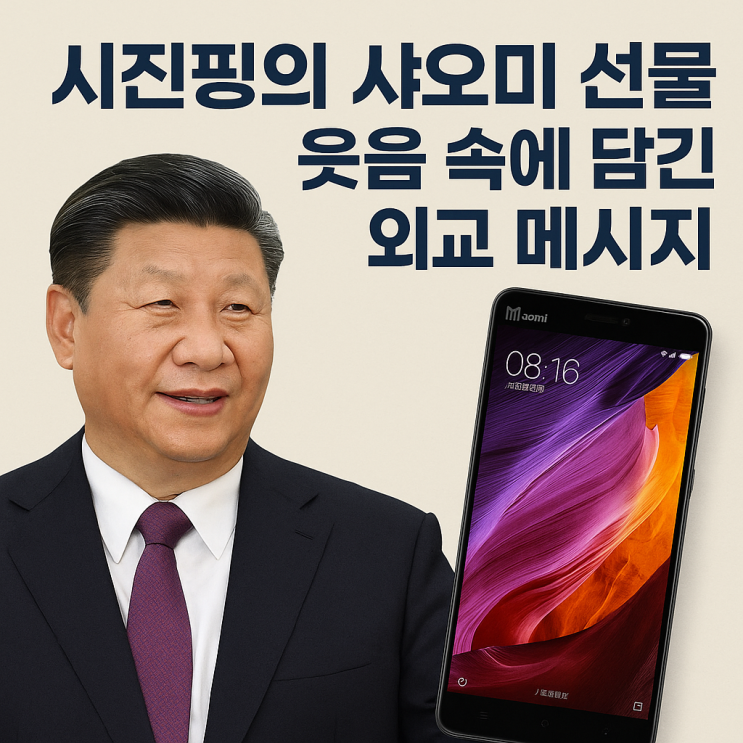 <b>시진핑 샤오미폰</b> 선물, 숨은 의미! 웃음 속 외교 메시지 총정리