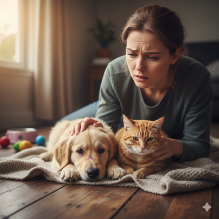  링웜 강아지 고양이 원인과 증상, 그리고 치료방법