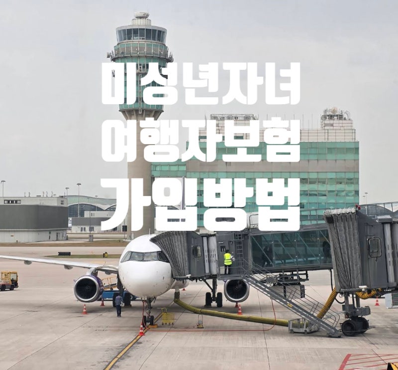 미성년자 여행자보험이 필요한 이유와 자녀여행자보험 초간편 가입방법