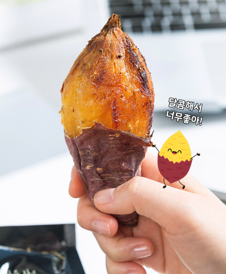  바쁜 아침도 OK! 해남산 베니하루카 냉동 꿀고구마로 달콤 건강 챙기기 