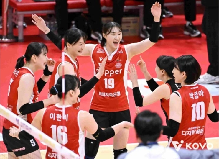  드디어 보이기 시작하는 희망, 창단 첫 1위 자리에 오른 페퍼저축은행
