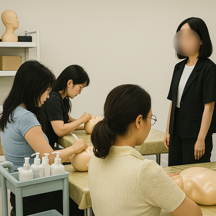  수원피부미용학원 내일배움 국비지원 자격증 빠른 취득가능한곳