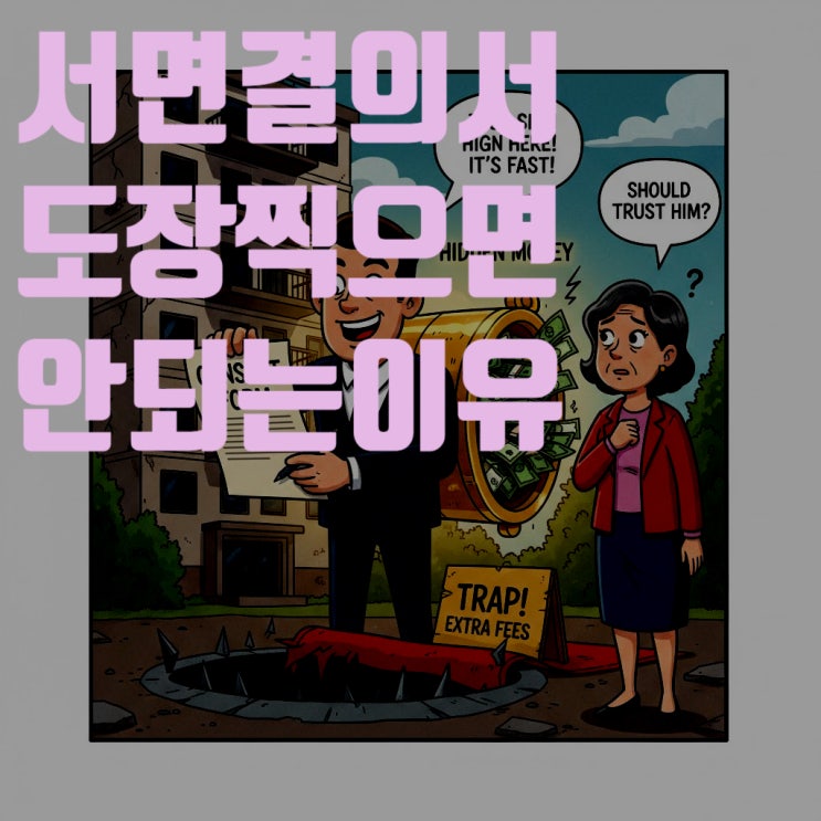  재건축 서면 결의서, 잘 모르고 찍으면 안 되는 5가지 이유 (서면결의서 철회 방법 포함)