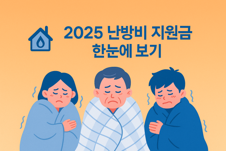  2025 난방비 지원금｜지원 대상 및 금액, 신청 기간, 방법, 필요서류 총정리