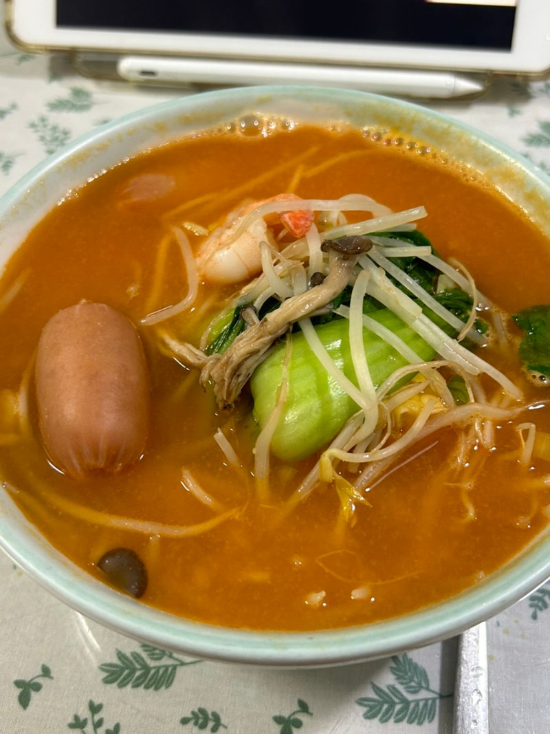 다이소 마라탕면 소스로 요리하기