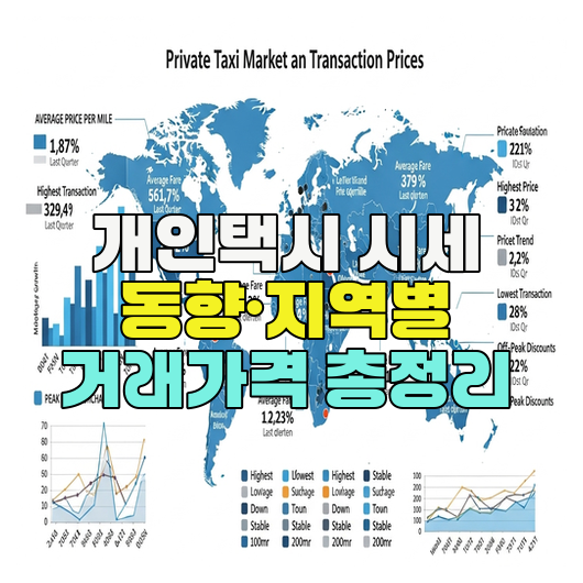  개인택시 시세 동향·지역별 거래가격 총정리