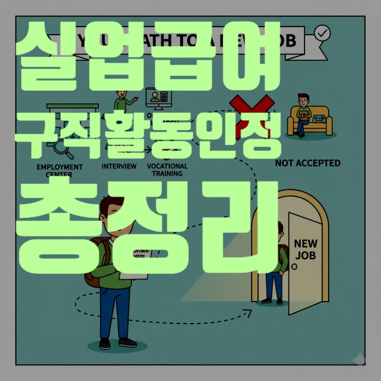  2025년 실업급여 구직활동 인정 기준 총정리 (ft. 온라인 특강, 4차, 반복수급자 변경 사항)