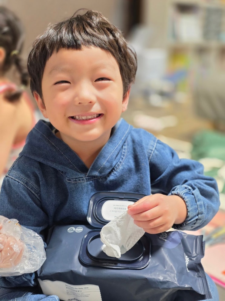  퓨어닷 아기물티슈 두꺼운 아기 피부전용으로 정착