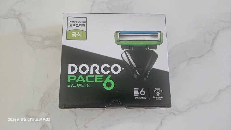 도루코 페이스6 DORCO PACE 6 면도기 구매 후기
