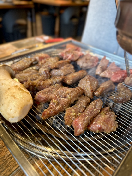  광주북구 직화부심, 고기 구워주는 와사비 갈빗살 맛집 후기