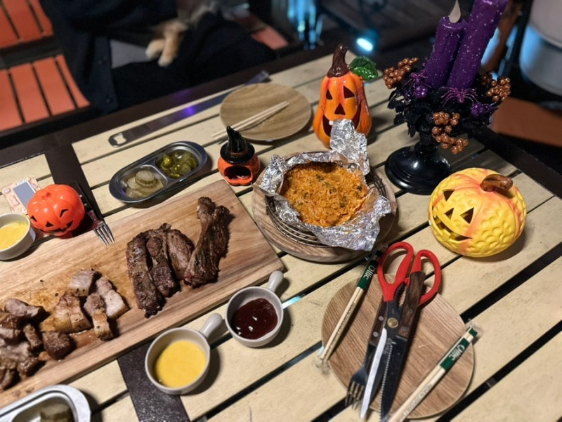 인천 송도 더팜 바베큐 송도점 추천 송도국제캠핑장 바베큐 당일캠핑 추천 애견동반 불가 확....
