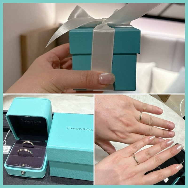 [TIFFANY&Co] 후쿠오카 한큐 티파니 밀그레인 커플링 구매후기(가격, 자진신고금액)