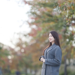 비지트인뉴욕 여자 오버핏 더블 겨울 롱코트 추천 코디