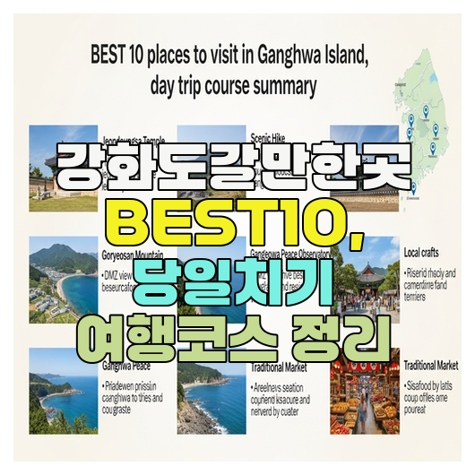 강화도갈만한곳 BEST10, 당일치기 여행코스 정리