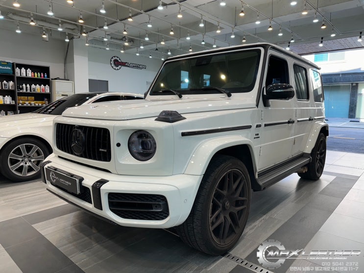  G63 지바겐 도어트림 우레탄 가죽 실내복원 완료