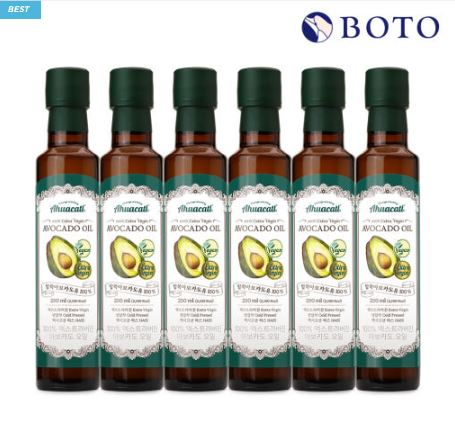  “건강한 지방, 하루 한 스푼으로 시작 – 보뚜 아후카틀 엑스트라버진 아보카도오일 250 ml × 6병”
