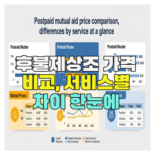  후불제상조 가격 비교, 서비스별 차이 한눈에