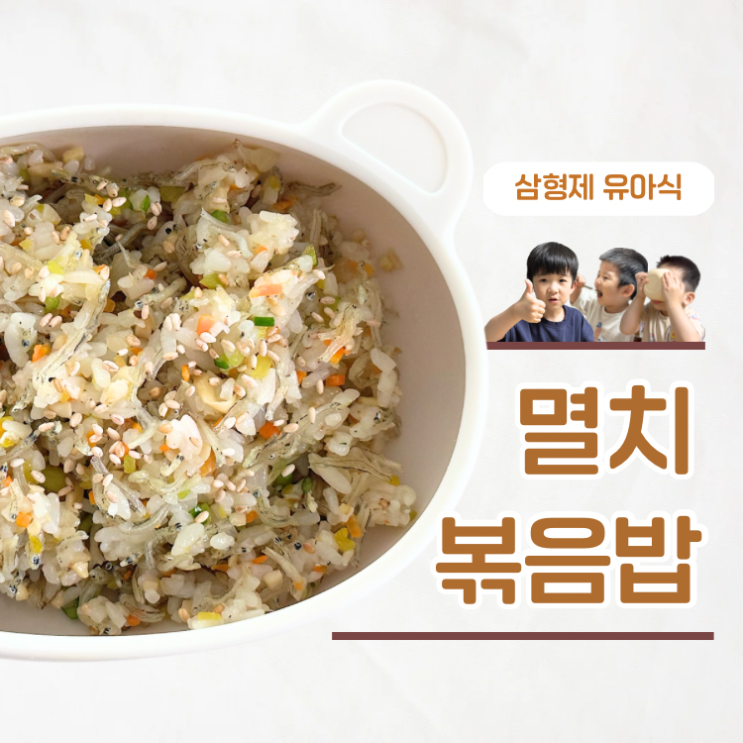  아기 멸치볶음밥 성장기 아이에게 좋은 한그릇요리