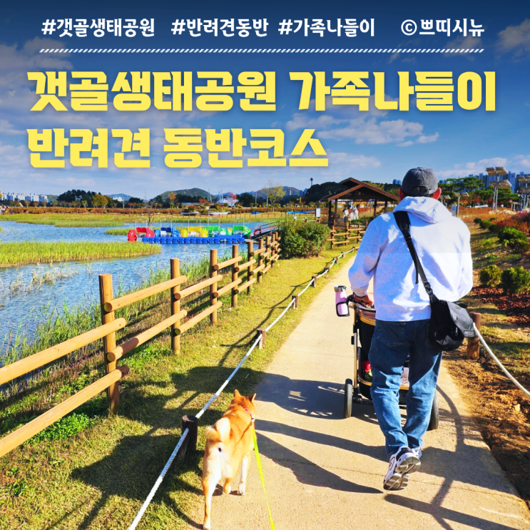 서울근교 반려견 동반 여행지, 시흥 갯골생태공원 주차·캠핑 정보 총정리